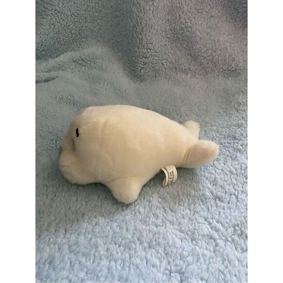 Goffa International vintage white stuffed plush seal/9 inches￼ - Picture 2 of 3